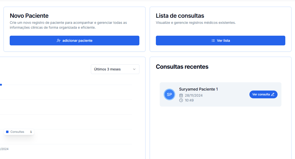 Botão lista consultas
